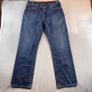 Ariat Work FR M4 Low Rise Boot Cut Jeans Men 36x34 Blue Flame Resistant 10012555